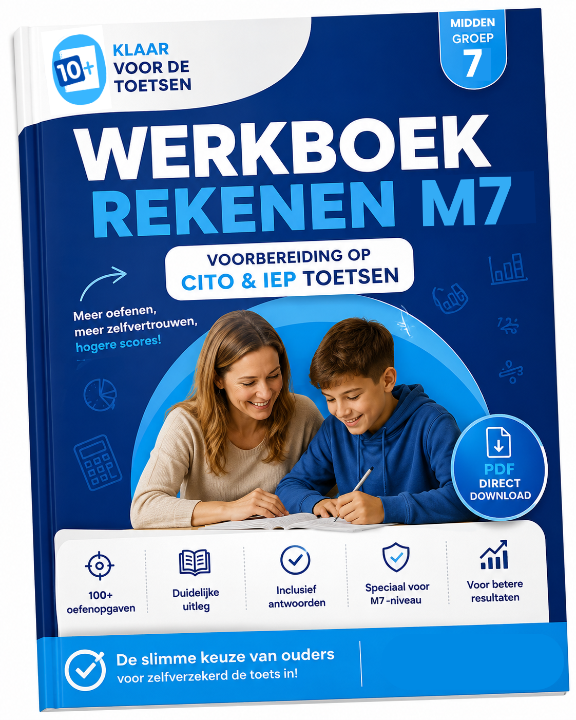 CITO/IEP Werkboek Rekenen M7 | Midden Groep 7 Oefenboek (PDF)
