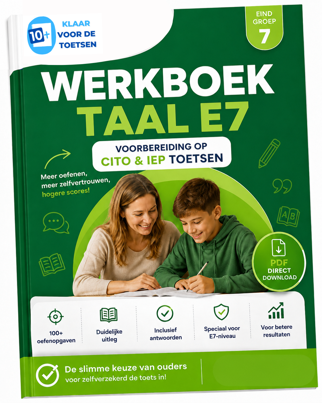 CITO/IEP Werkboek Taal E7 | Eind Groep 7 Oefenboek 100+ oefenopgaves (PDF)
